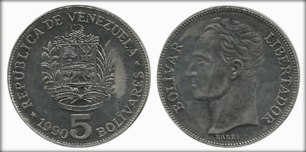 5 bolívares