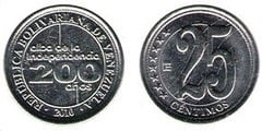 25 céntimos (200 Aniversario de la Independencia)