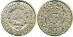 5 dinara (30 Aniversario de la Liberación del Fascismo)