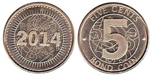 5 cents (Moneda-Bono)