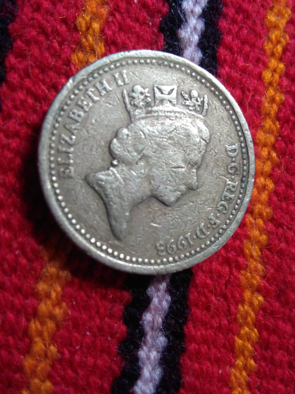 Foto 1 Moneda sin identificar: MONEDA 0NE POUND 1993