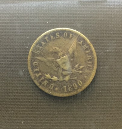 Foto 2 Moneda sin identificar: Moneda de EEUU 1890
