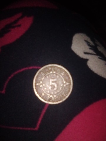 Foto 1 Moneda sin identificar: Moneda Mexican de 5 centavos