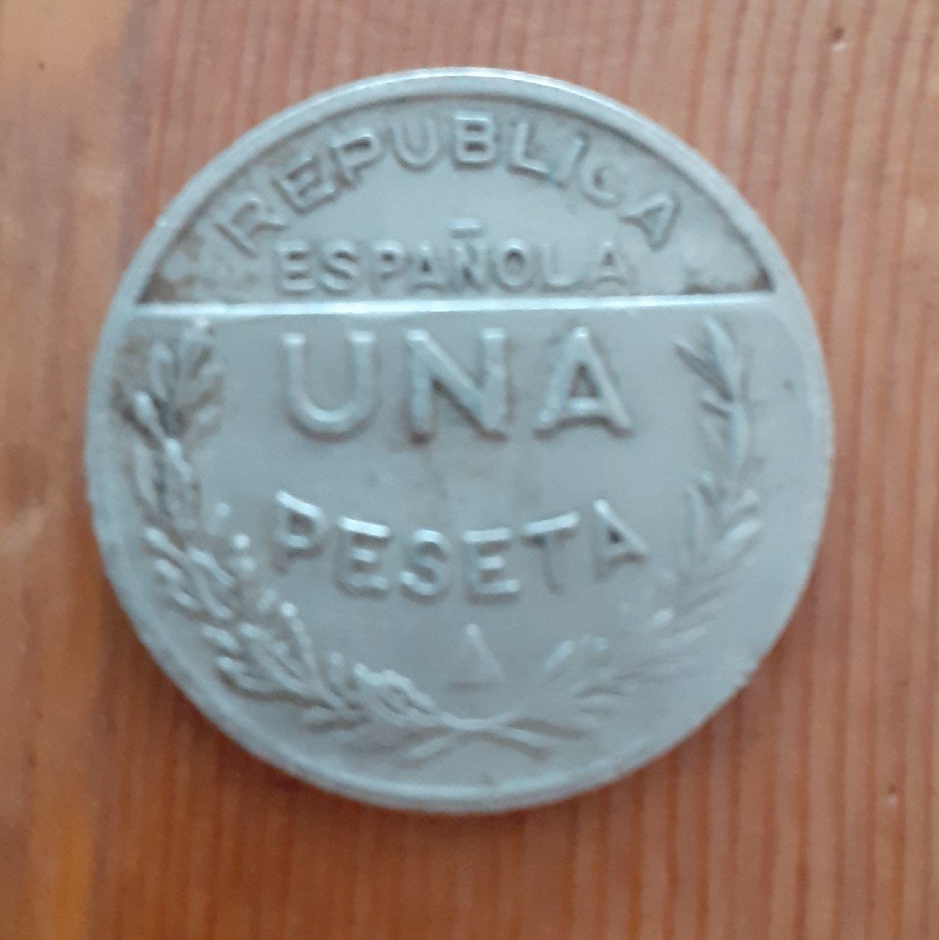 Foto 2 Moneda sin identificar: 1 peseta 1937