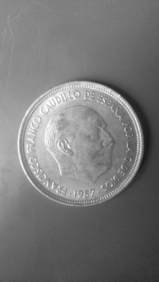 Foto 1 Moneda sin identificar: 1957 50 pesetas año de acuñacion del 58