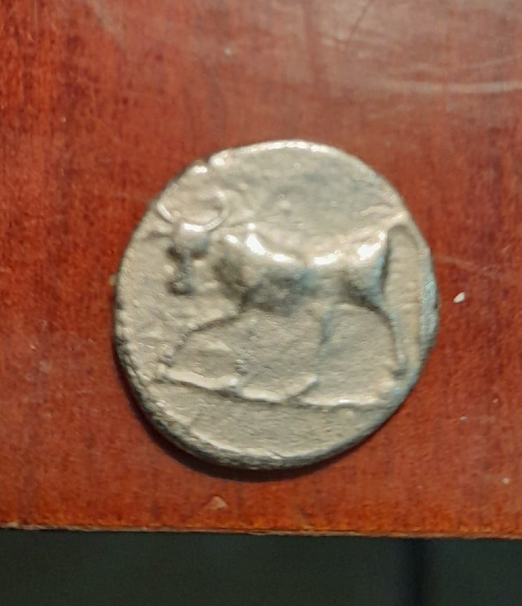 Foto 2 Moneda sin identificar: Hemidracma con contramarca