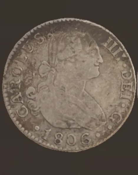 Foto 1 Moneda sin identificar: 2 REALES