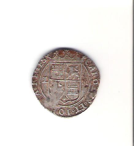 Foto 1 Moneda sin identificar: 2 reales Juana y Carlos 1536-1555 (MEXICO)
