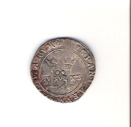 Foto 2 Moneda sin identificar: 2 reales Juana y Carlos 1536-1555 (MEXICO)