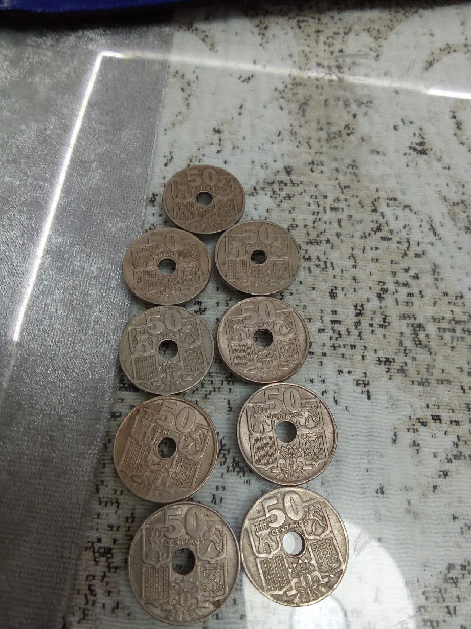 Foto 1 Moneda sin identificar: 25 centimos del 1949 todas por 500€
