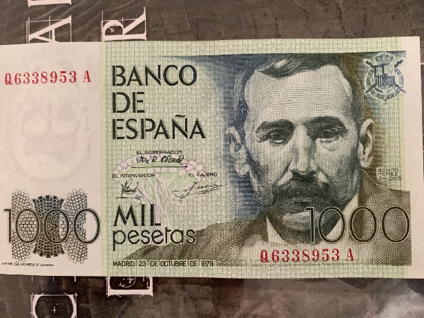 Foto 1 Moneda sin identificar: Billete 1000 pesetas