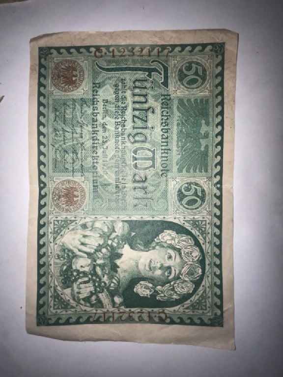 Foto 1 Moneda sin identificar: billete alemania