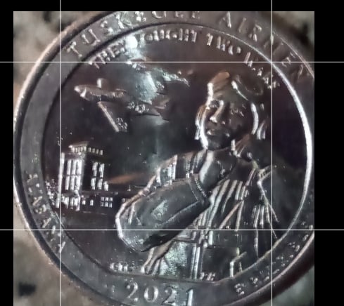 Foto 1 Moneda sin identificar: 1/4dollar (Tuskegee Air Men They Fought Two Wars - Alabama