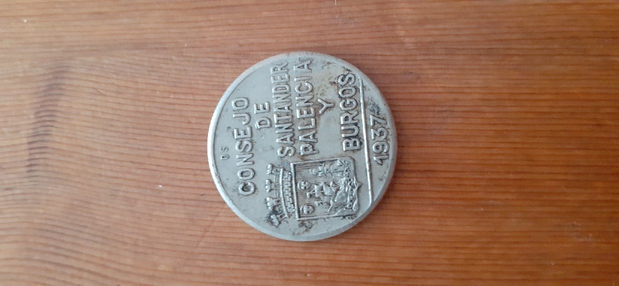 Foto 1 Moneda sin identificar: 1 peseta 1937