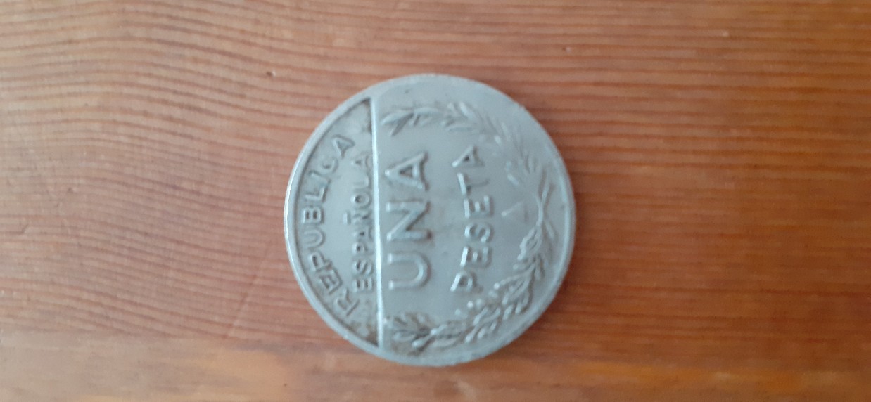 Foto 2 Moneda sin identificar: 1 peseta 1937