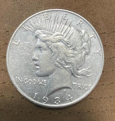 Foto 1 Moneda sin identificar: 1 dólar 1934 - Peace Dollar