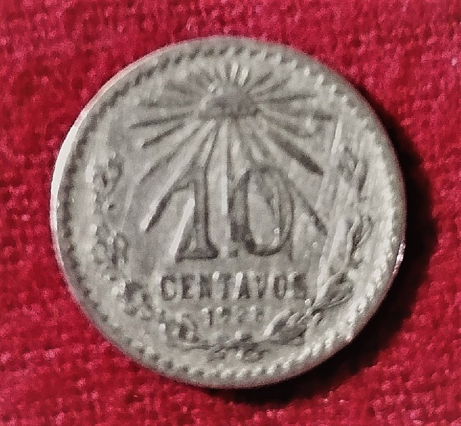 Foto 1 Moneda sin identificar: Moneda 10 ctvs Mexico 1928