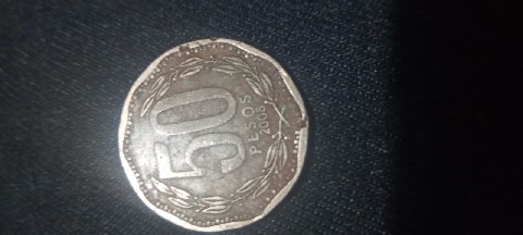 Foto 2 Moneda sin identificar: Moneda de 50 pesos chiie