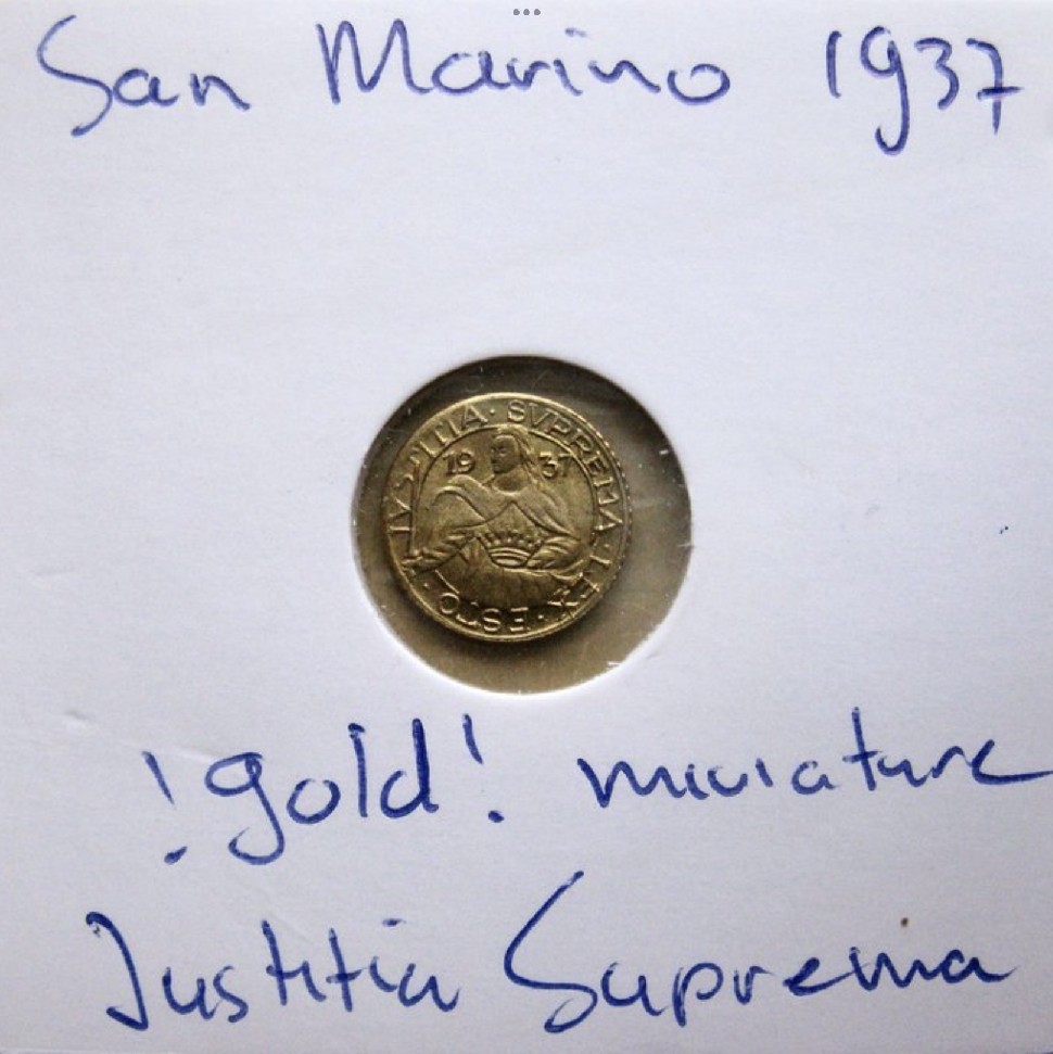 Foto 1 Moneda sin identificar: Moneda SAN Marino (1)