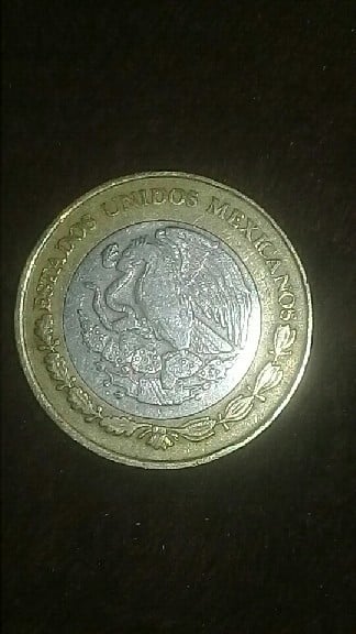 Foto 2 Moneda sin identificar: Moneda de 10 pesos mexicanos sin fecha