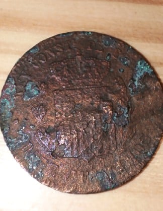 Foto 1 Moneda sin identificar: Monedas encontradas en el Mediterráneo murciano