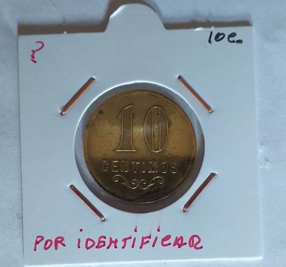 Foto 1 Moneda sin identificar: Ficha 10 Centimos Origen Desconocido