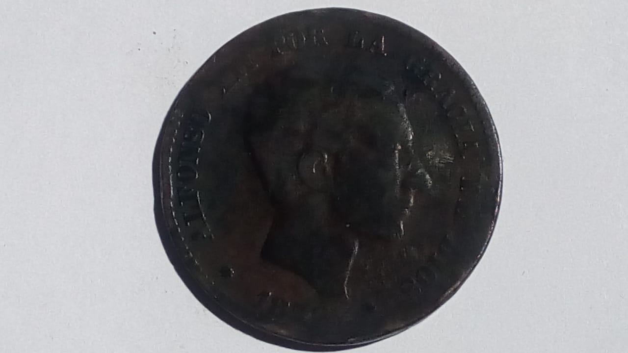 Foto 1 Moneda sin identificar: 10 centavos Alfonso XII