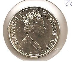 Foto 1 Moneda sin identificar: Gibraltar  2009