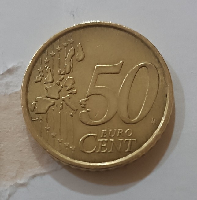 Foto 1 Moneda sin identificar: 50 euro cent