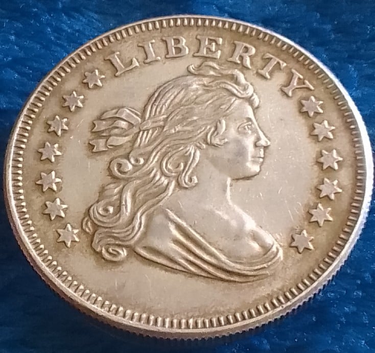 Foto 1 Moneda sin identificar: ONE TROY LIBERTY, OUNCE 999 FINE SILVER