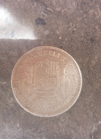 Foto 1 Moneda sin identificar: Moneda 1870