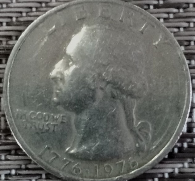 Foto 1 Moneda sin identificar: 1/4 dolar Panama