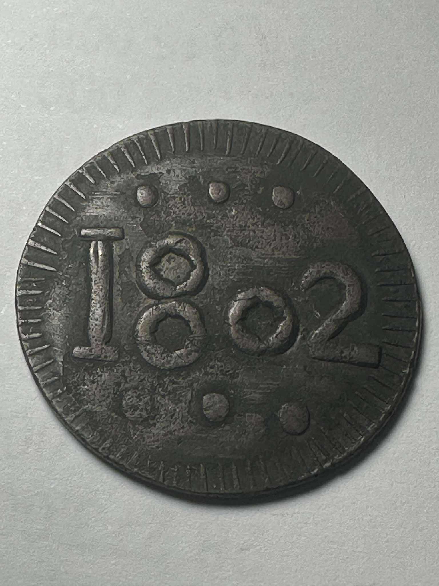Foto 1 Moneda sin identificar: Moneda 1802