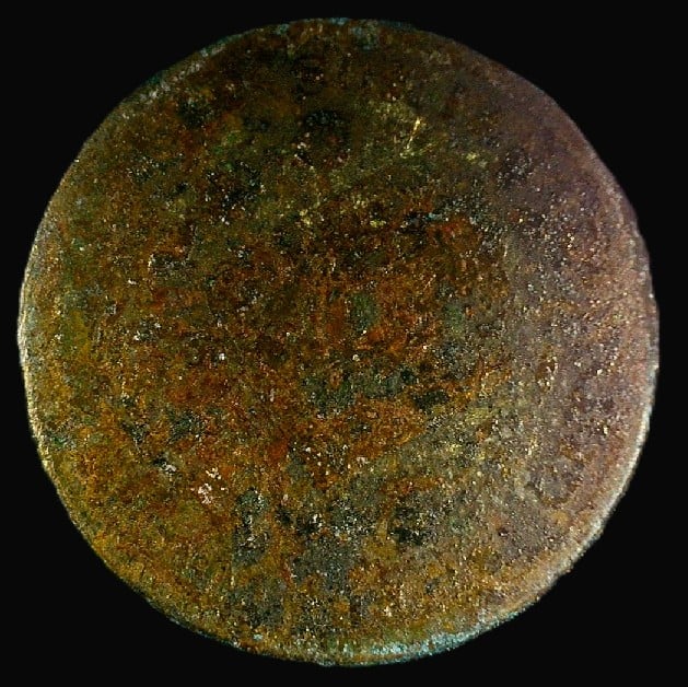 Foto 2 Moneda sin identificar: Moneda muy deteriorada