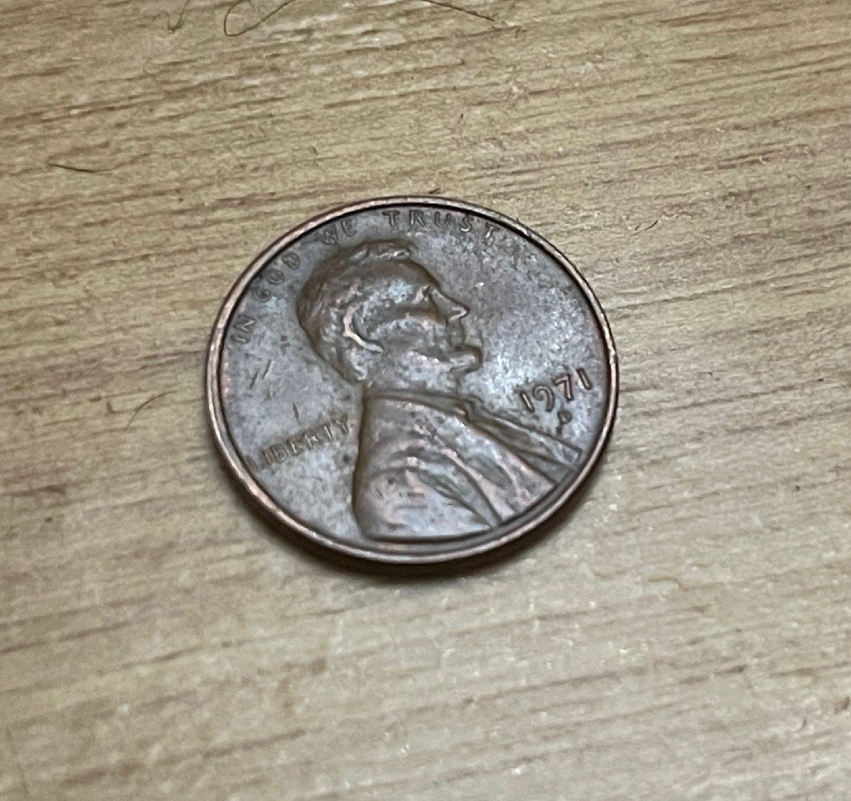 Foto 2 Moneda sin identificar: Moneda lincoln 1971 one cent