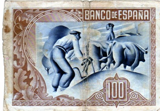 Foto 2 Moneda sin identificar: billete de banco de españa bilbao emitido por el banco de vizcaya