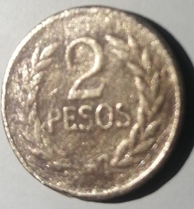 Foto 1 Moneda sin identificar: Moneda de 2 pesos del año 1979