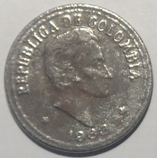 Foto 2 Moneda sin identificar: Moneda de 20 centavos del año 1963