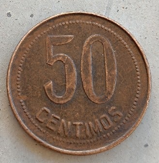Foto 2 Moneda sin identificar: 50 centimos de la Republica Española