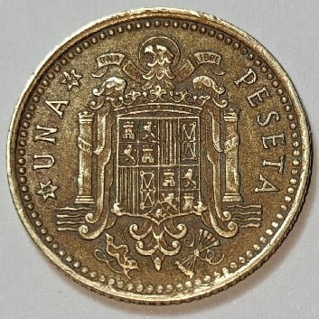 Foto 2 Moneda sin identificar: Peseta de 1966 ] 1968 ¿variante o manipulación?