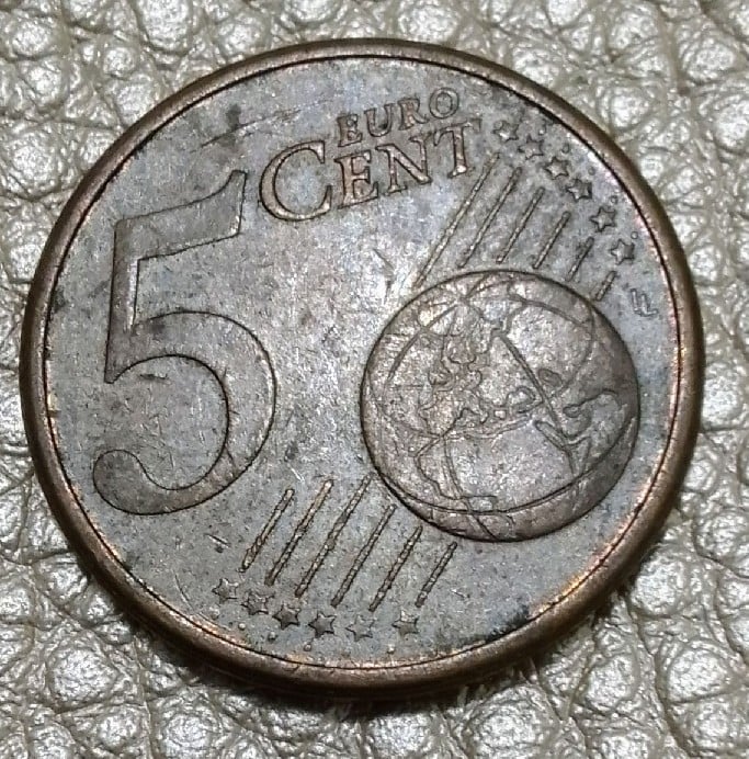 Foto 1 Moneda sin identificar: 5 euro cents de Alemania año 2002