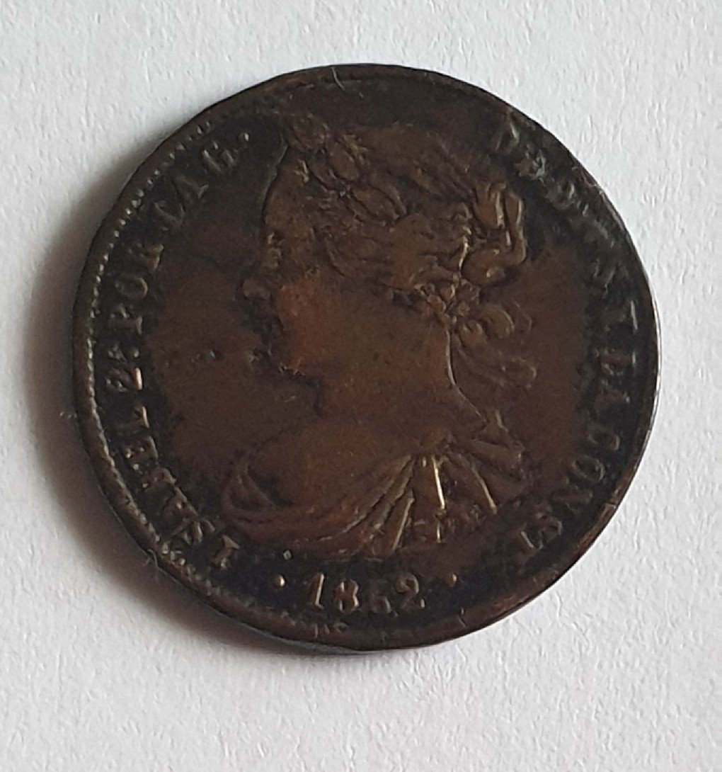 Foto 1 Moneda sin identificar: Isabel II 100 Reales