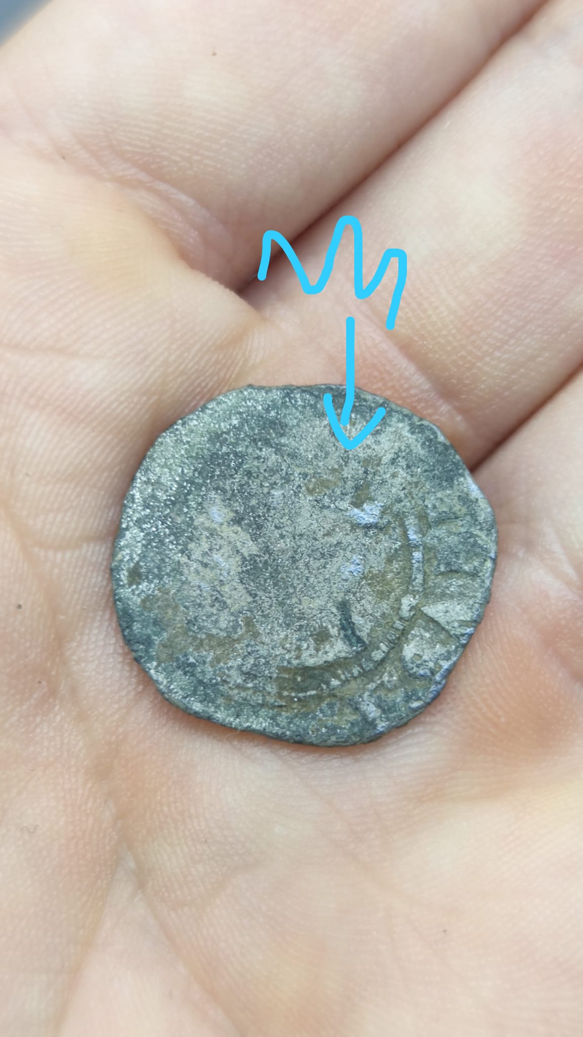 Foto 1 Moneda sin identificar: Posible Cruzado de enrique II???