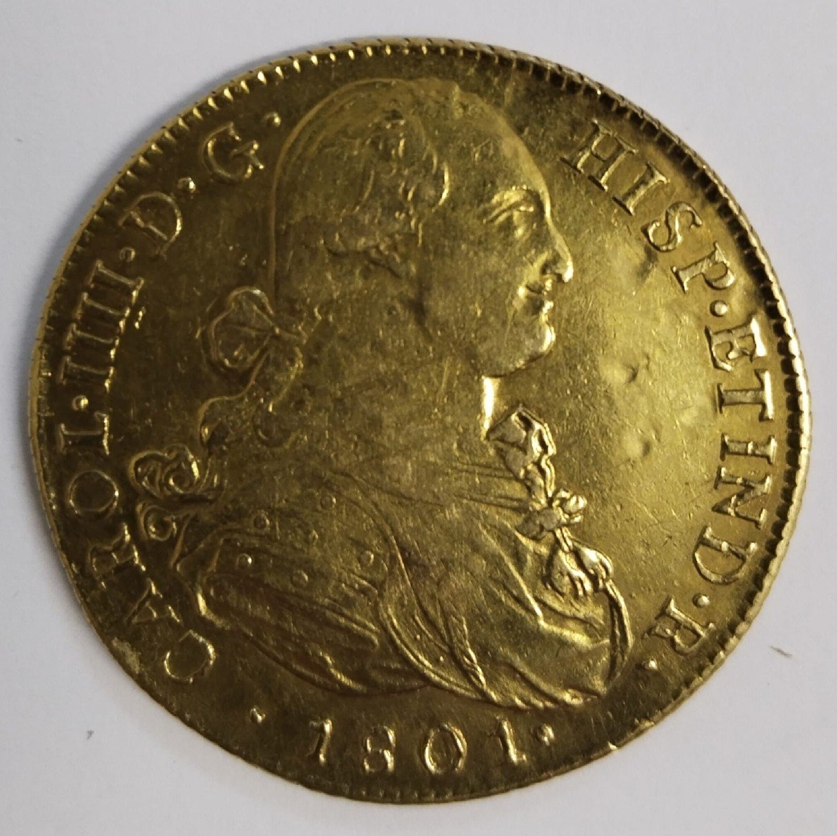 Foto 1 Moneda sin identificar: 8 escudos Carlos IV