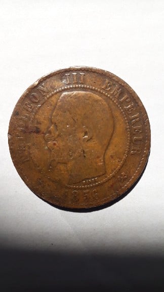 Foto 1 Moneda sin identificar: Napelon tercero  1856