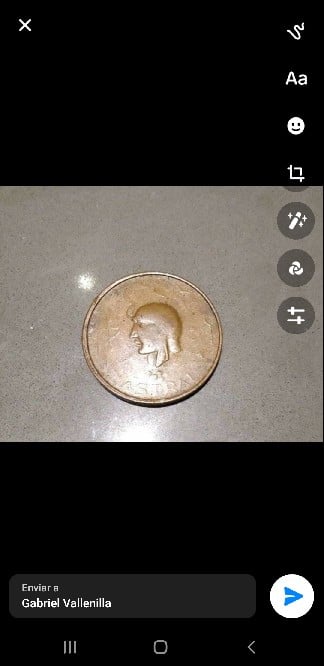 Foto 1 Moneda sin identificar: Talisman del prof j Dasilva