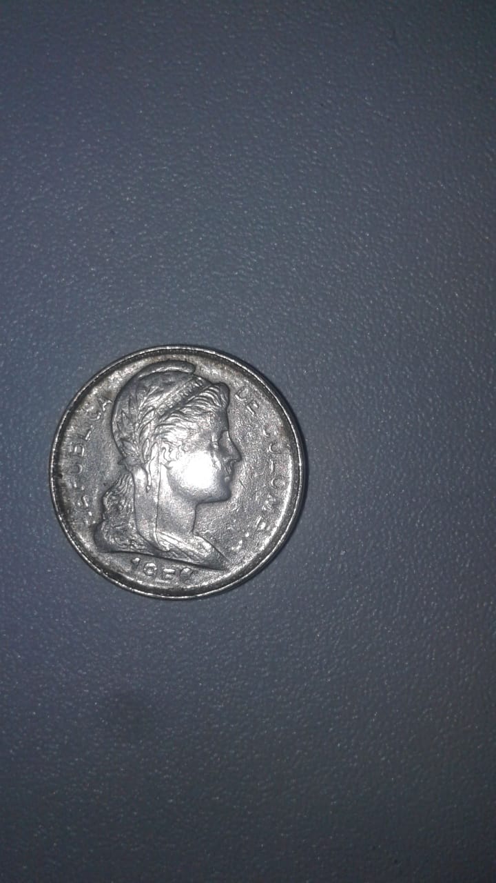 Foto 1 Moneda sin identificar: Moneda de 1 Centavo República de Colombia Años 1950???