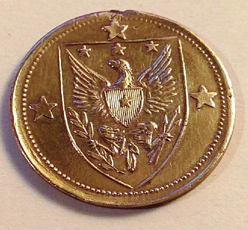 Foto 2 Moneda sin identificar: Ficha Origen Desconocido