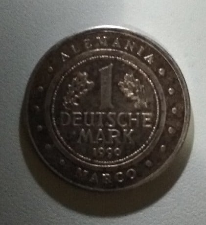 Foto 1 Moneda sin identificar: 1 marco alemán de 1990