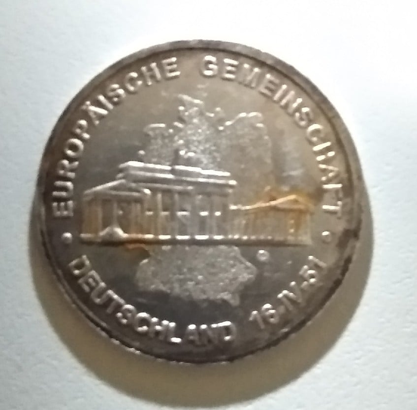 Foto 2 Moneda sin identificar: 1 marco alemán de 1990